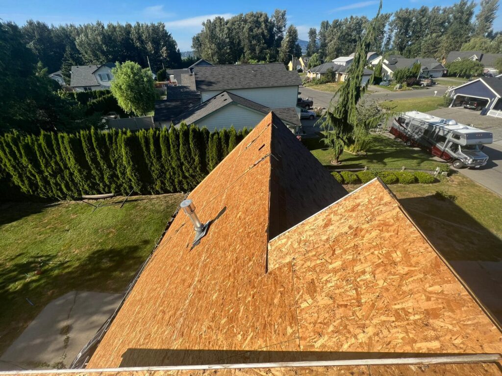 New roof install