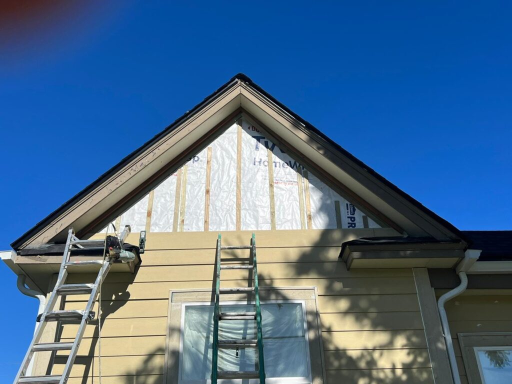 Nearing completion of the siding project