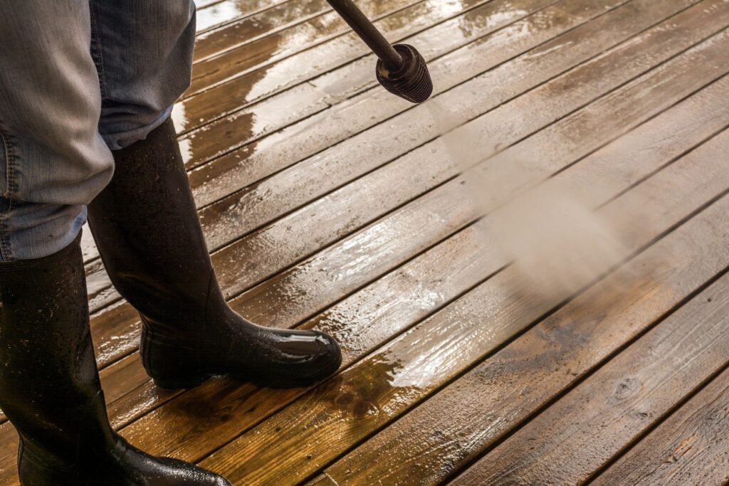 Deck Power Washing